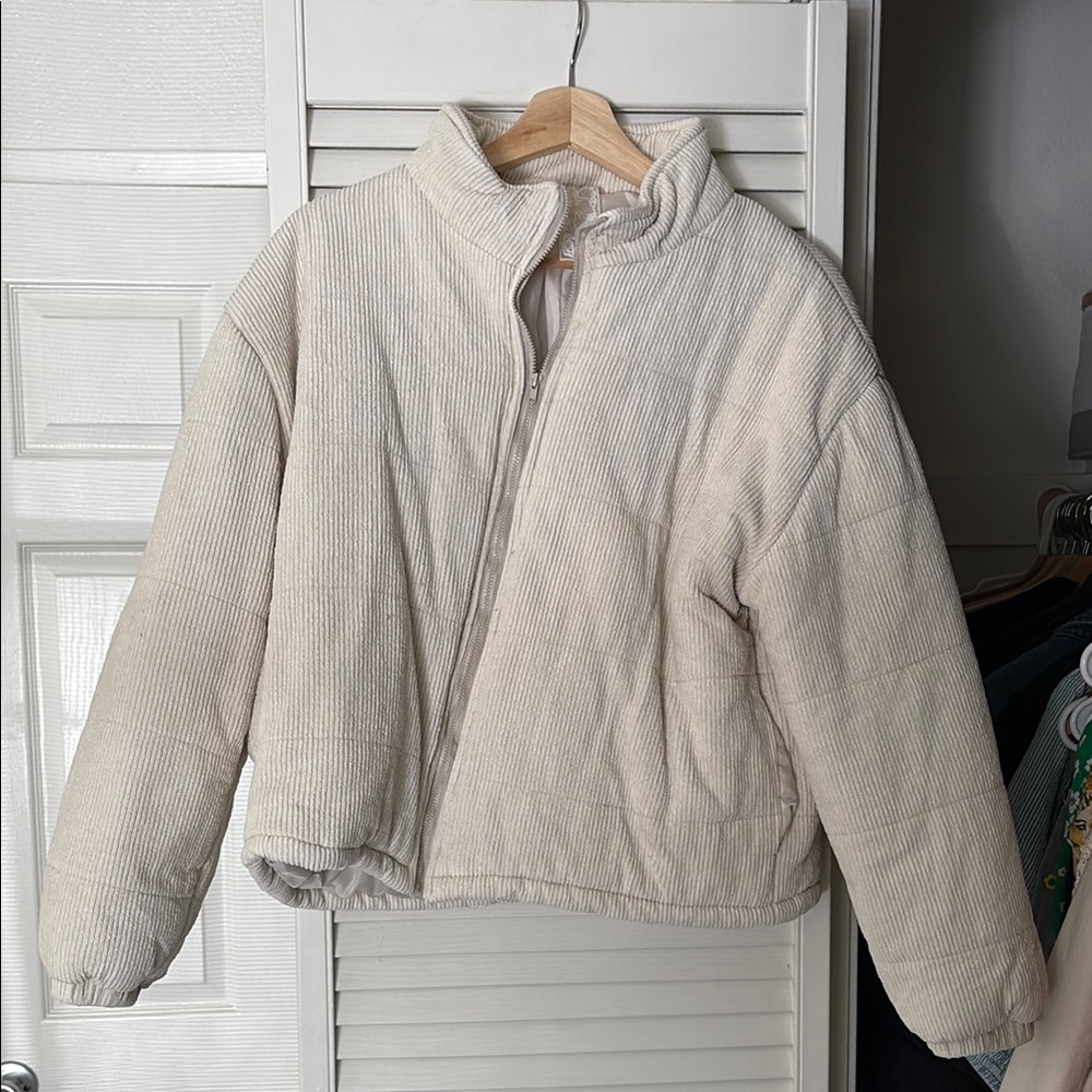 M Cream Corduroy Jacket
